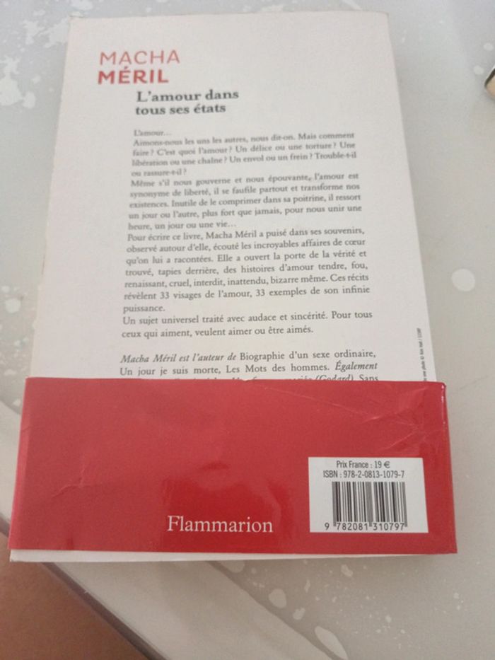 Livre "l'amour dans tous ses états" Macha Meril - photo numéro 2