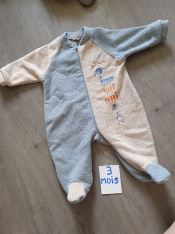 Pyjama polaire 3mois garçon