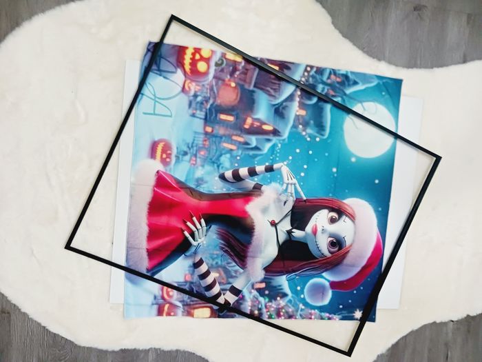 Decoration murale Impression sur toile tissus 70x70 neuf à encadrer