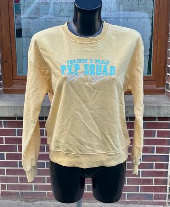 Sweat Project X Paris – Jaune Pâle – Taille S