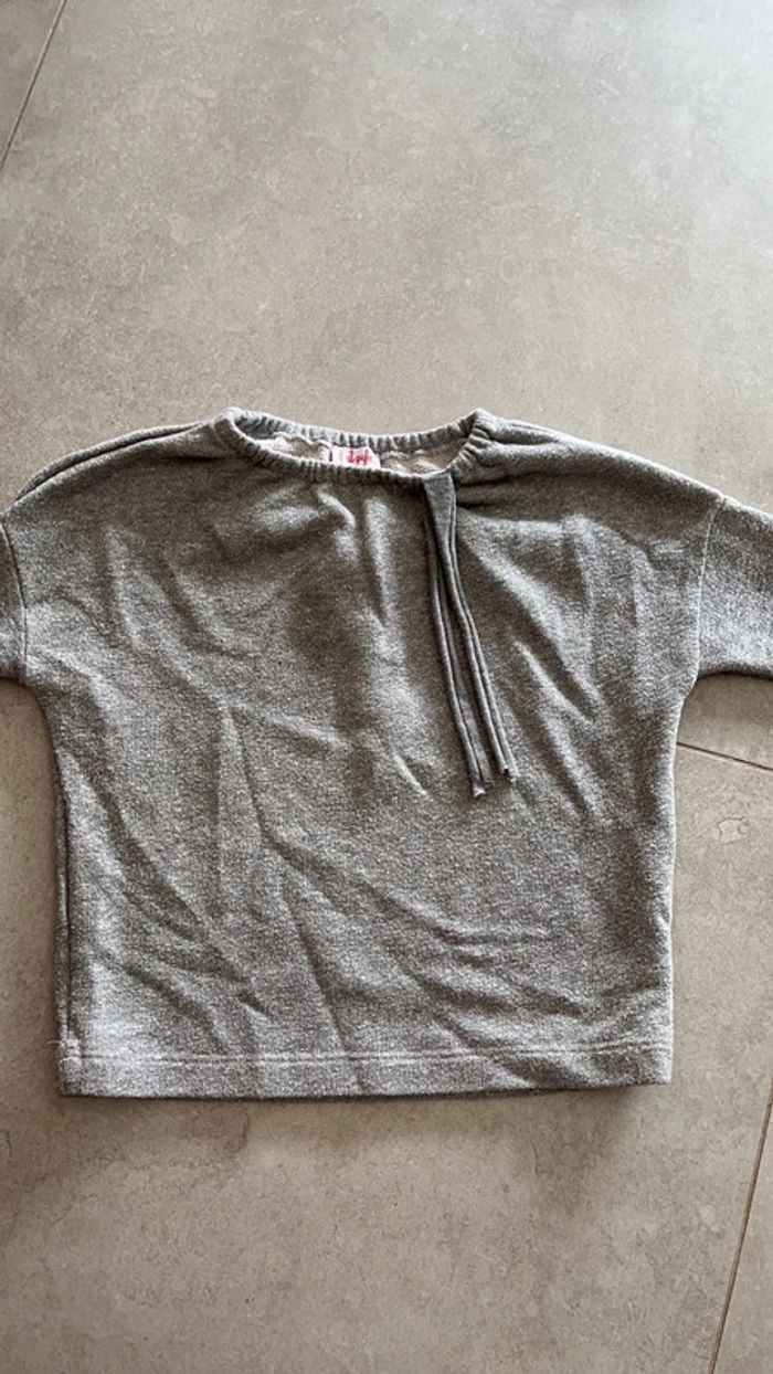 Pull léger gris perlé