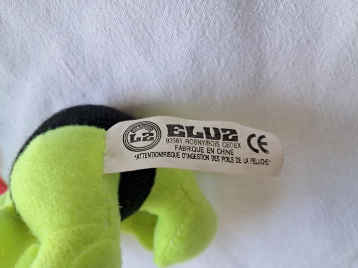 Lot de 2 Peluches extraterrestre alien fluo Eluz 13 cm 10 cm vintage - photo numéro 10