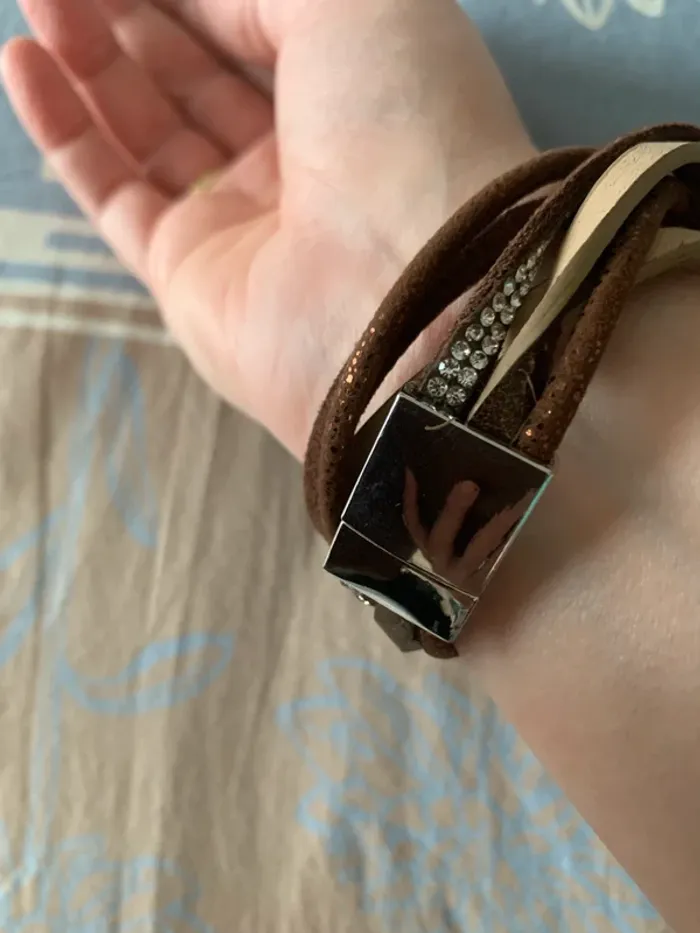 Bracelet marron papillon - photo numéro 3
