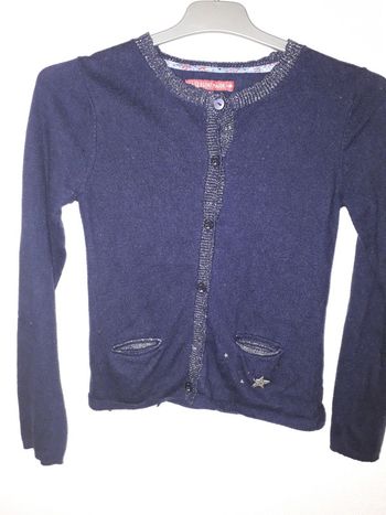 Gilet à boutons 8 ans fille