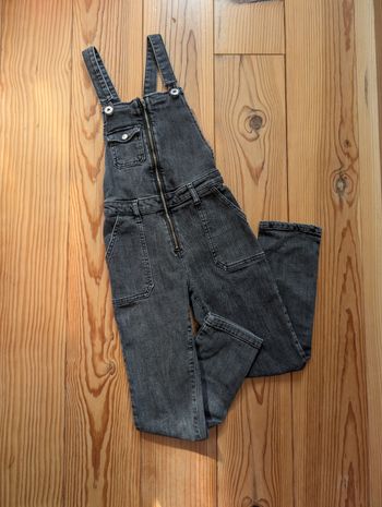 Salopette gris, noir Zara