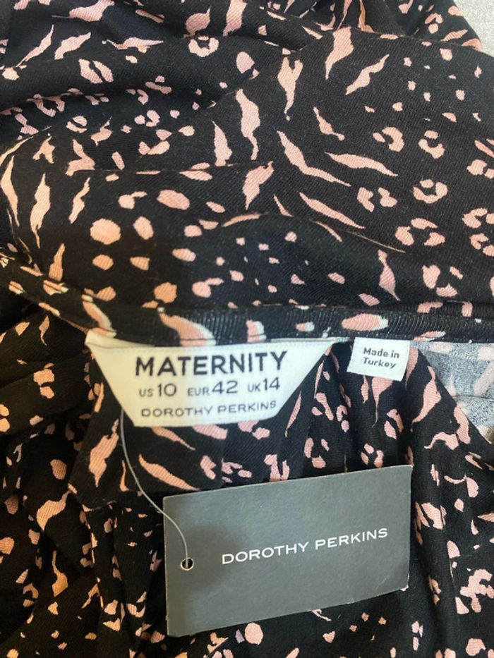 Robe maternité réglable noir/rose taille 42 Dorothy Perkins neuve - n25i - photo numéro 4