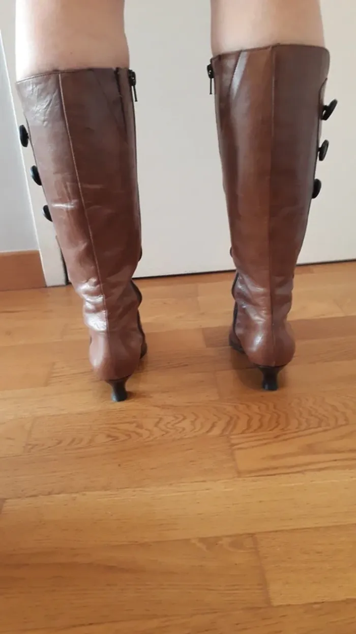 Bottes marron taille 36 - photo numéro 5