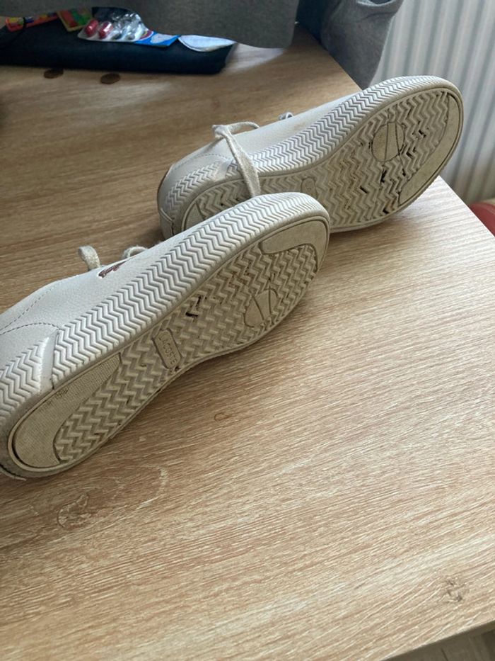 baskets fille lacoste taille 29 - photo numéro 4