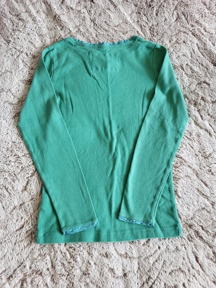 Tee shirt manches longues 11-12 ans vert Boden - photo numéro 3
