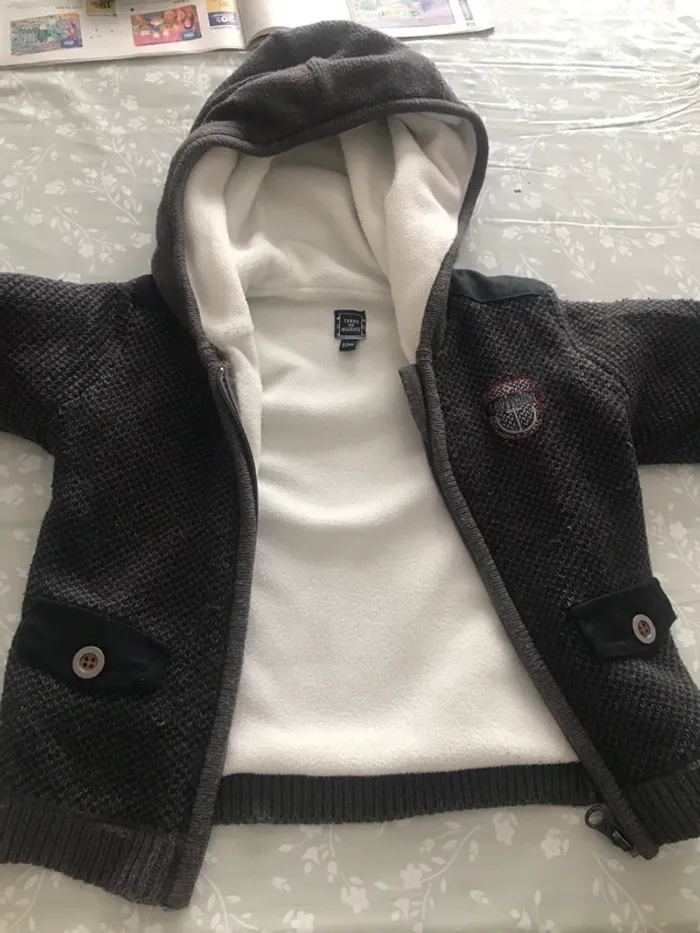 Gilet double 12 mois Bien chaud - photo numéro 2