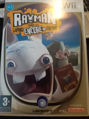 🎮 Jeu Wii – Rayman contre les Lapins Crétins Encore + Crétins