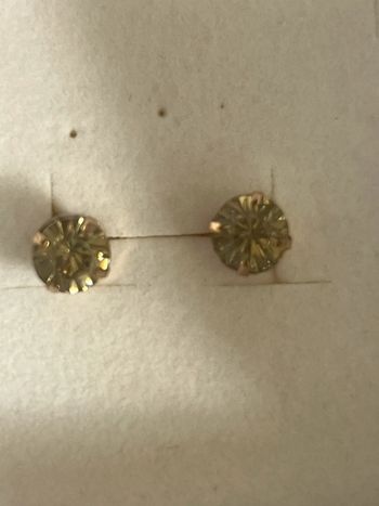 Boucles d’oreilles pierre olivine