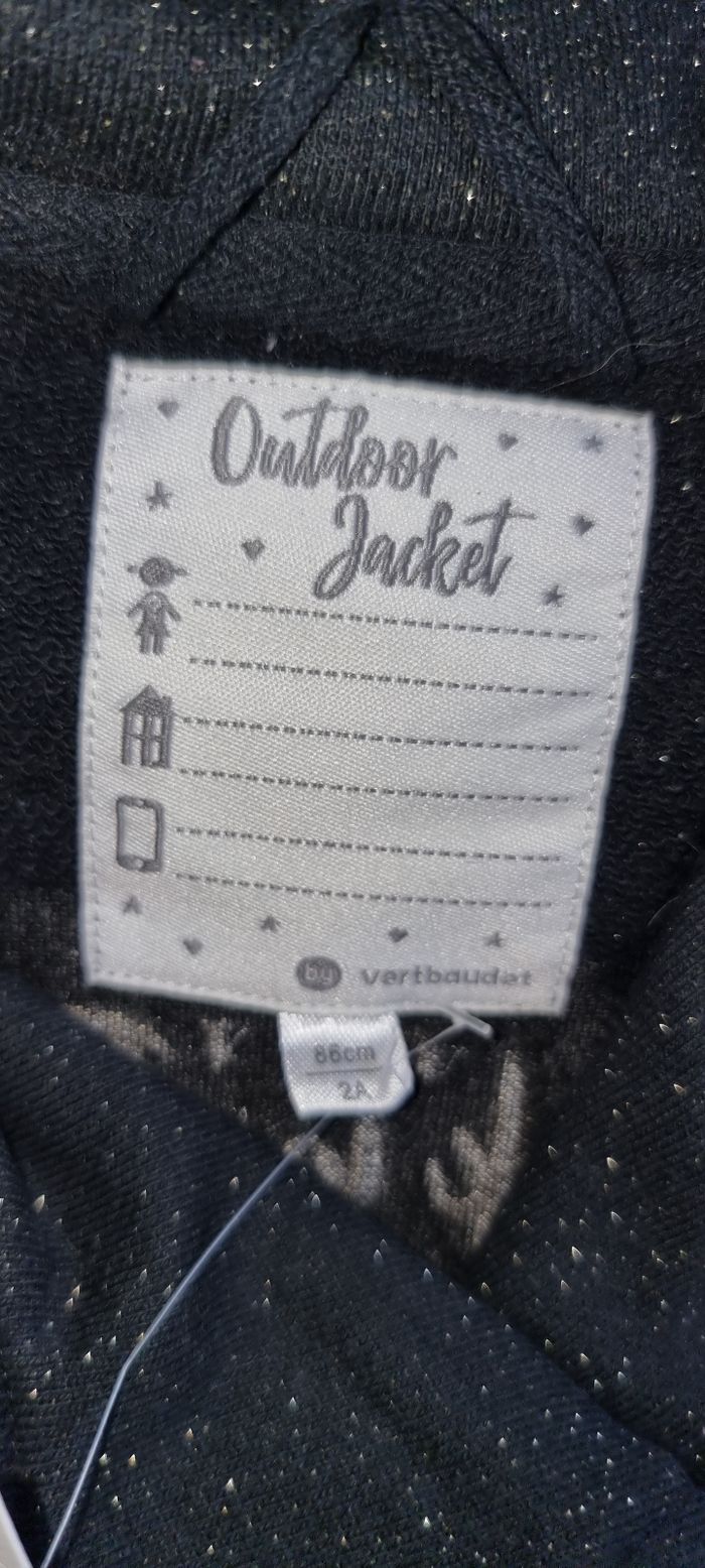 Veste neuve verbaudet fille 2 ans - photo numéro 3