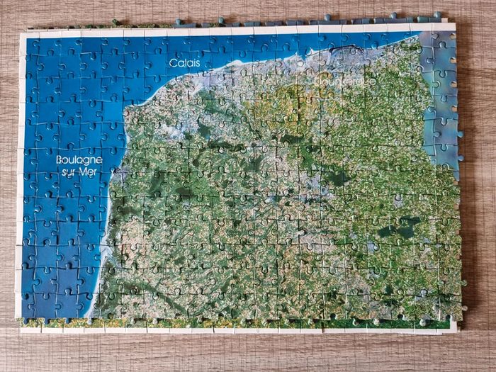 Puzzle 1000 pièces Vue Satellite du Nord de la France - photo numéro 7