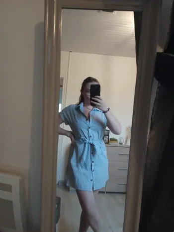 Robe à rayures