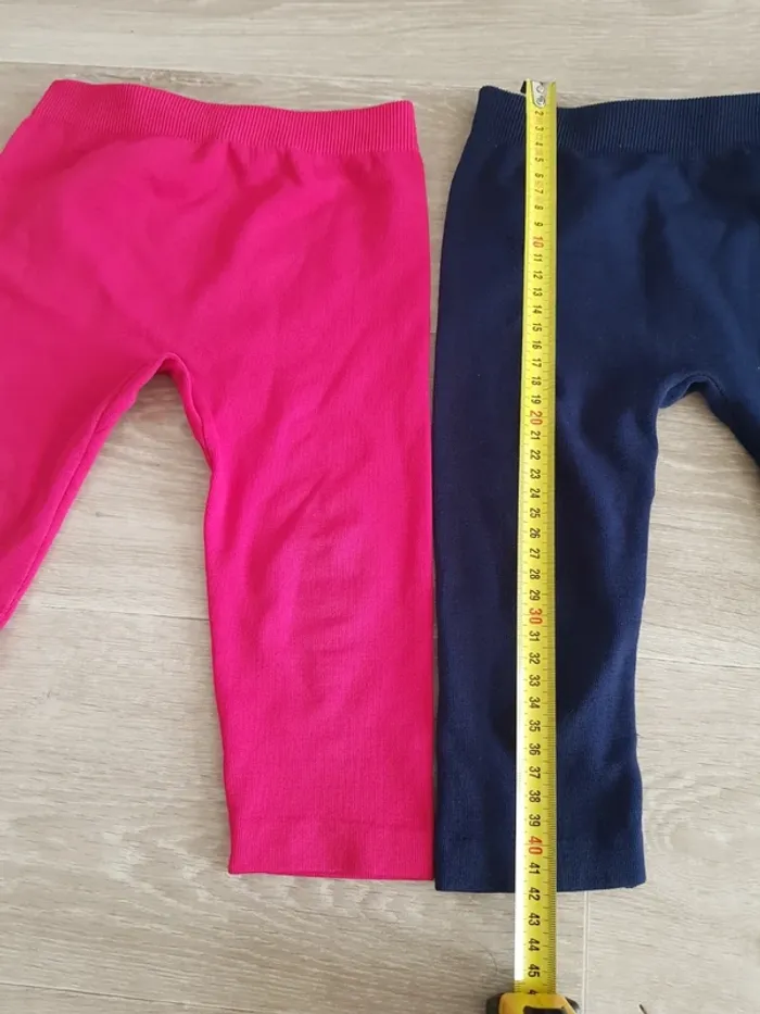 Lot de 2 leggins chauds taille 24 mois - photo numéro 5