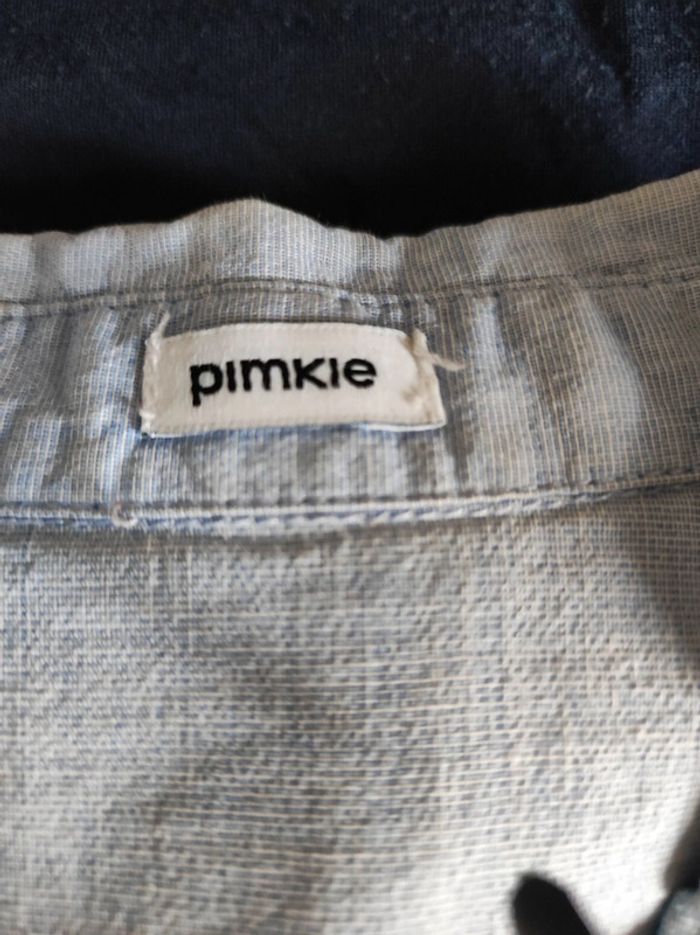 Chemise femme manches longues Pimkie bleu - photo numéro 6