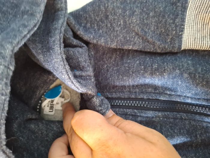 Gilet zippé chiné - photo numéro 2