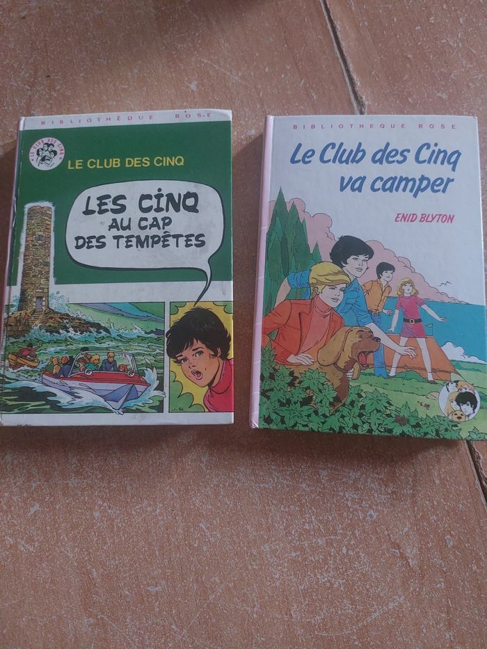 Lot livres le club des cinq