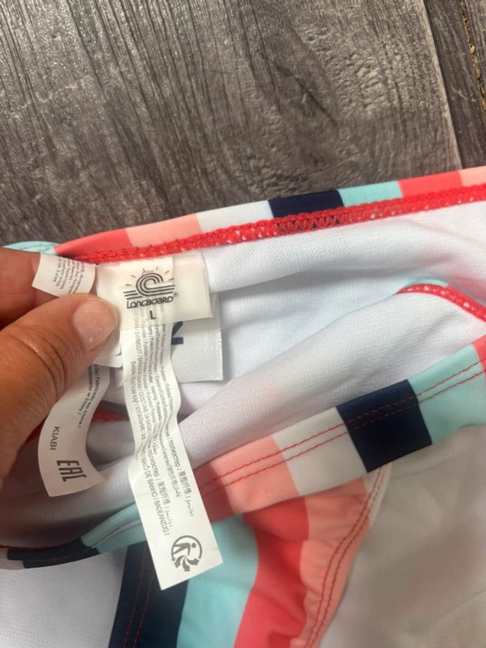 Maillot de bain femme à rayures longboard Taille L - photo numéro 6