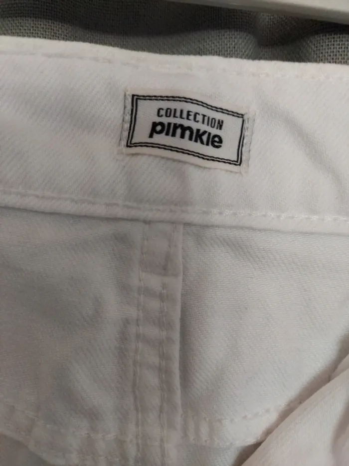 Jupe en Jean Blanche – Taille 40 (Pimkie) - photo numéro 2