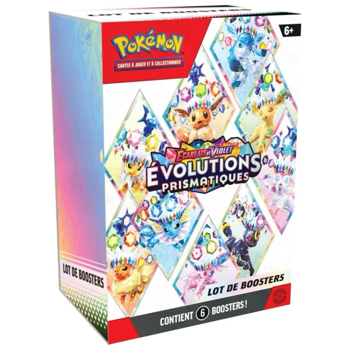 Pokémon - Écarlate et Violet – Bundle Évolutions Prismatiques (6 boosters)