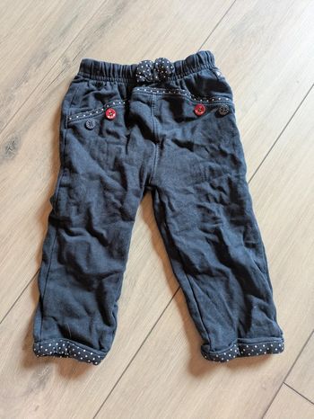 Pantalon bleu marine 12 mois bon état