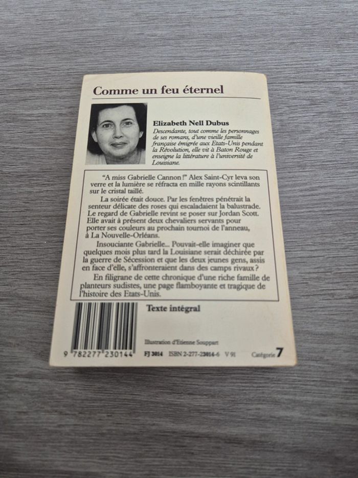 Comme un feu éternel Elizabeth Nell Dubus - photo numéro 2