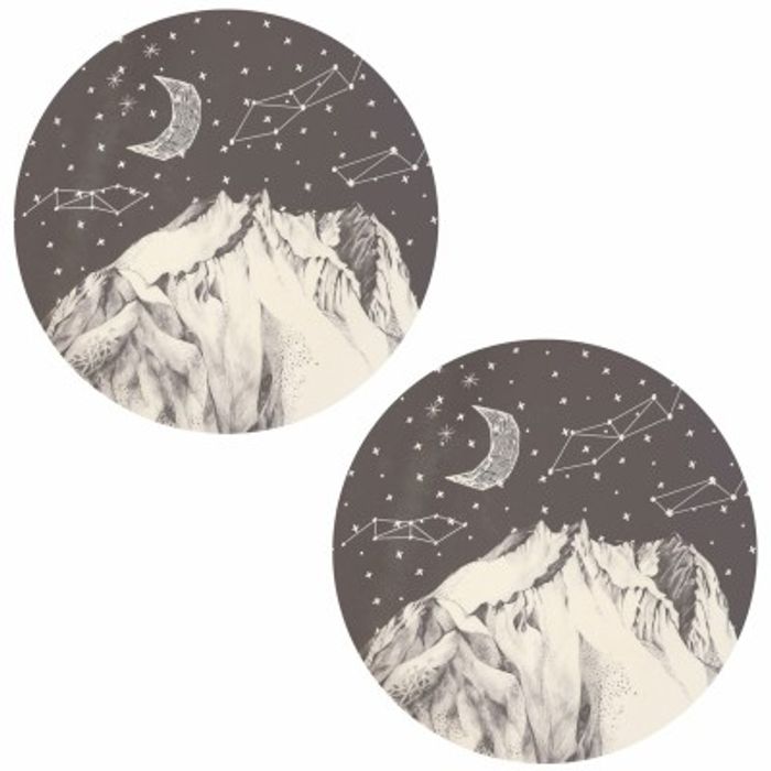 Pack de 2 assiettes large montagne - love mae