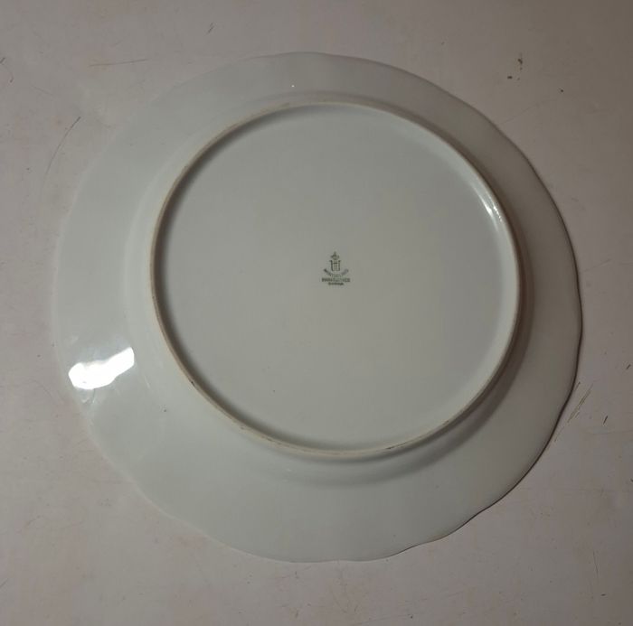 Assiette plate porcelaine fine fleur bleue winterling markletheuthen bavaria - photo numéro 3