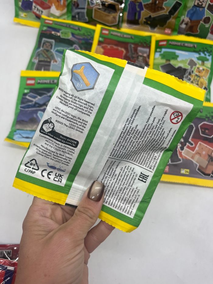 Lot de 10 Lego polybag Minecraft Avec leurs figurines avec leur animaux Neuf - photo numéro 3