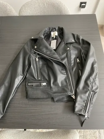 Veste en similicuir