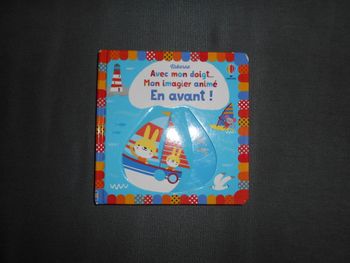 Livre Mon imagier animé avec mon doigt: En avant! (Usborne)
