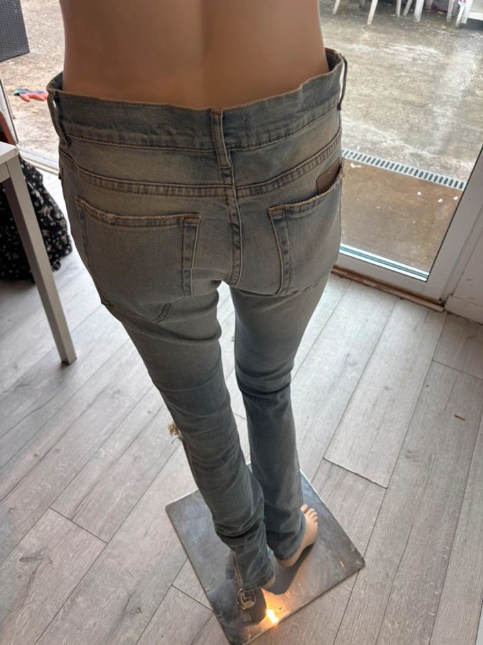 Jeans skinny trouée neuf eleven paris - photo numéro 5