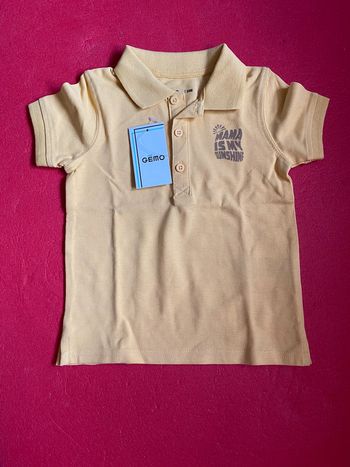Polo « mama is my Sunshine » Gémo Taille 24 M