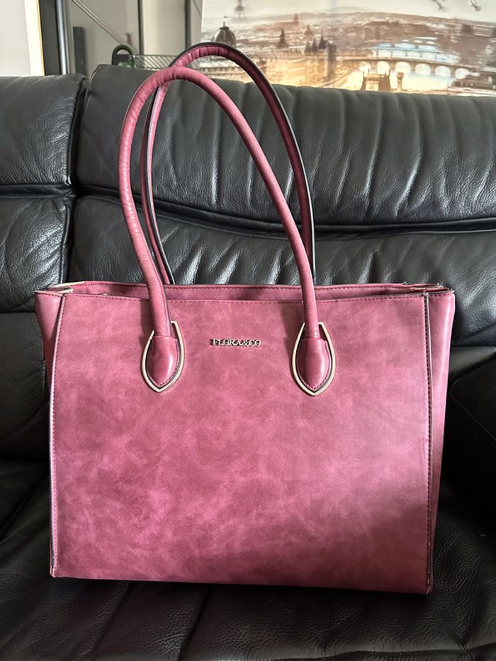 Flora&Co sac bordeaux
