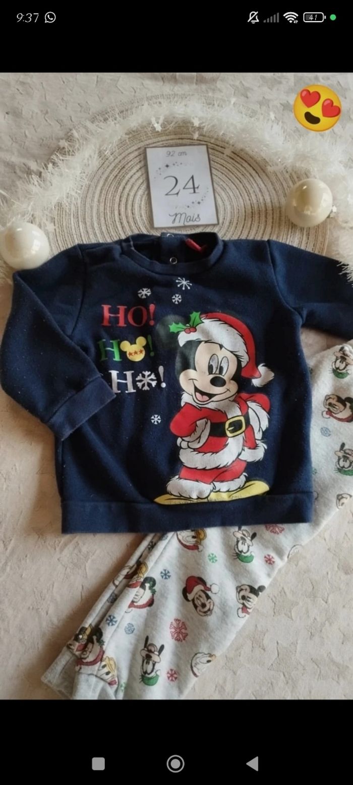 Ensemble Mickey de Noël