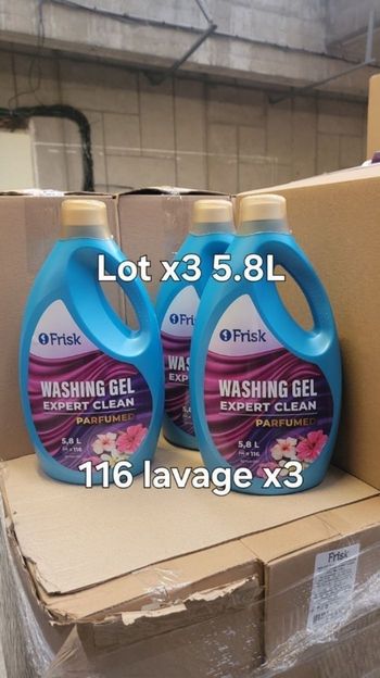 Pack x3 5.8L 116 Lavage 