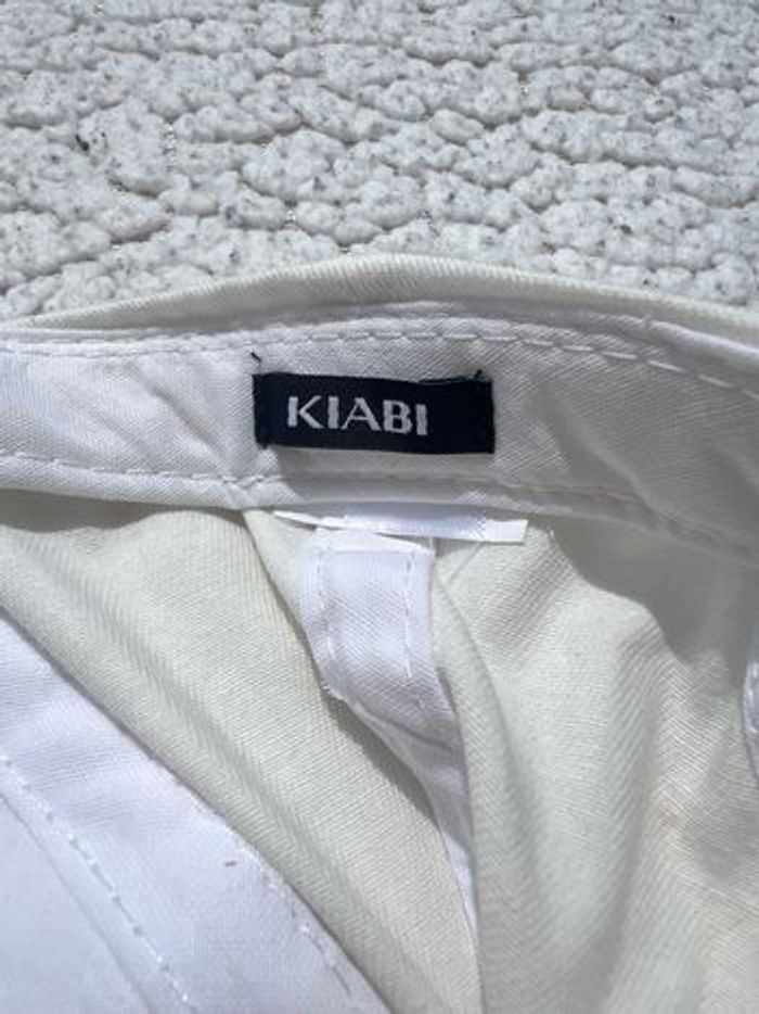 Casquette blanche en toile imprimée taille 41 Kiabi - photo numéro 4