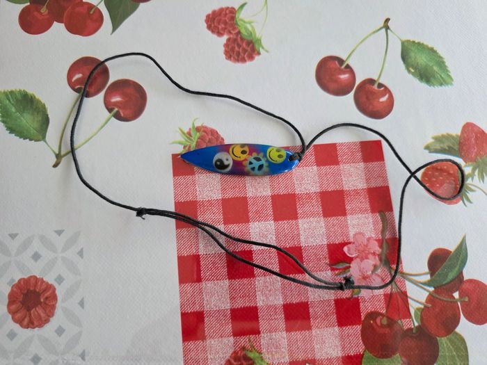 COLLIER MIXTE BOYS OU GIRLS MOTIFS SMILEY