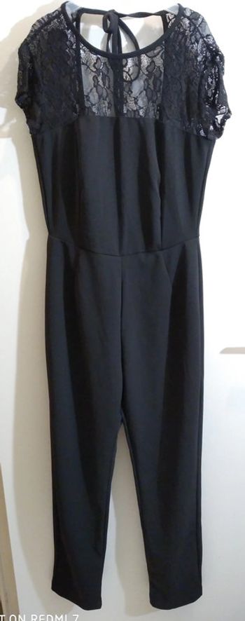 Terranova combinaison noire dentelle XS