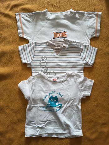 Lot tee-shirt 3 mois 