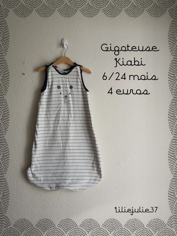 Gigoteuse Kiabi 6/24 mois