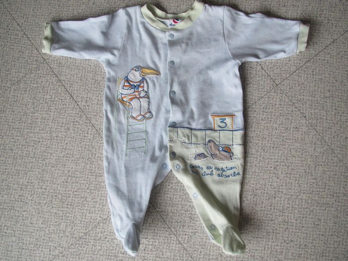 Pyjama Aborba été 1 mois