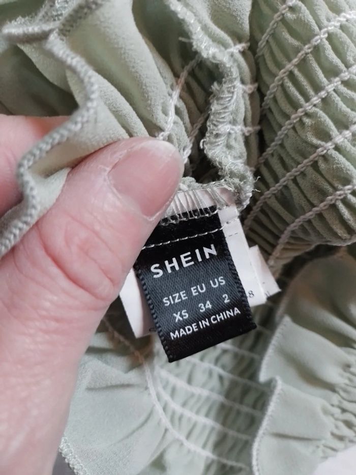 Blouse femme croq top verte claire Shein - photo numéro 14