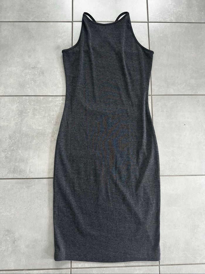 Robe gris foncé dos nu – SHEIN – Taille S (neuf sans étiquette)
