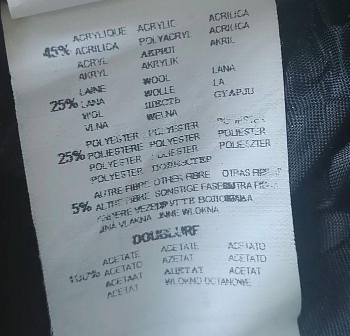 Veste / Blazer en laine gris foncé Taille 38 Promod - photo numéro 13