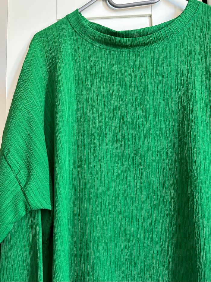 Robe longue verte unie New Collection Taille Unique - photo numéro 3