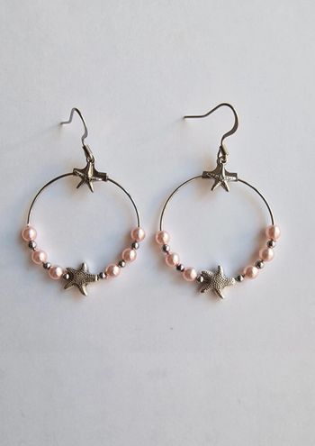 Boucle d'oreille étoile de mer
