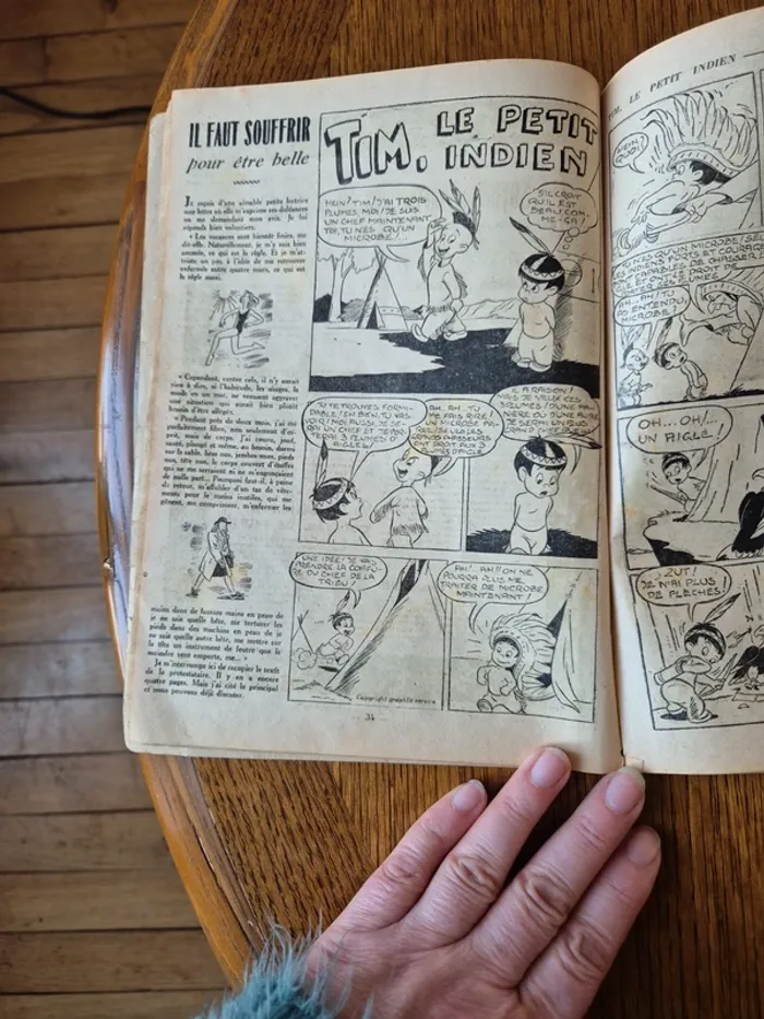 revue vintage fillette en vacances - photo numéro 9